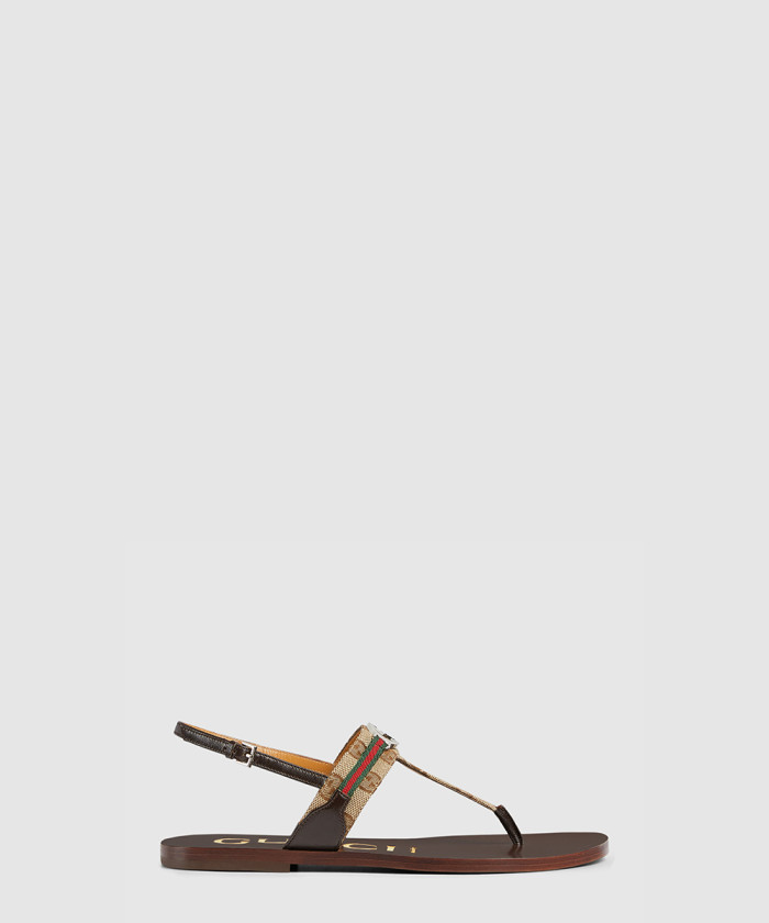 구찌 인터로킹 웹샌들 782421