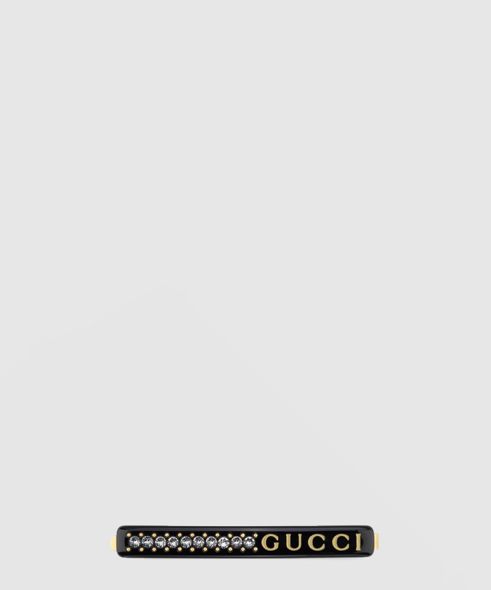 구찌 헤어 슬라이드 위드 크리스탈