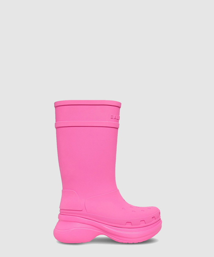 발렌시아가 크록스 클로그 러버 부츠 677388