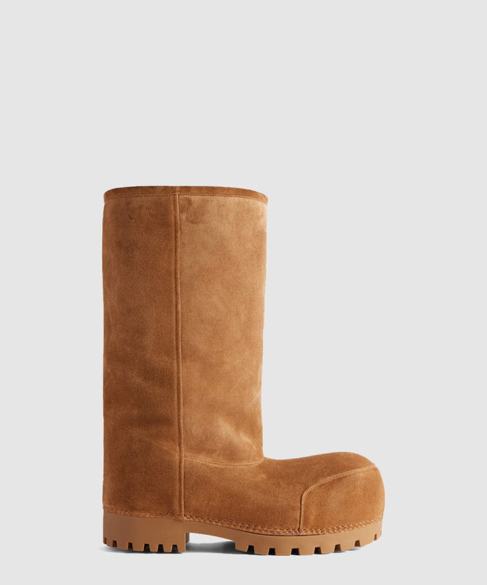 발렌시아가 알래스카 퍼 하이 부츠 802205