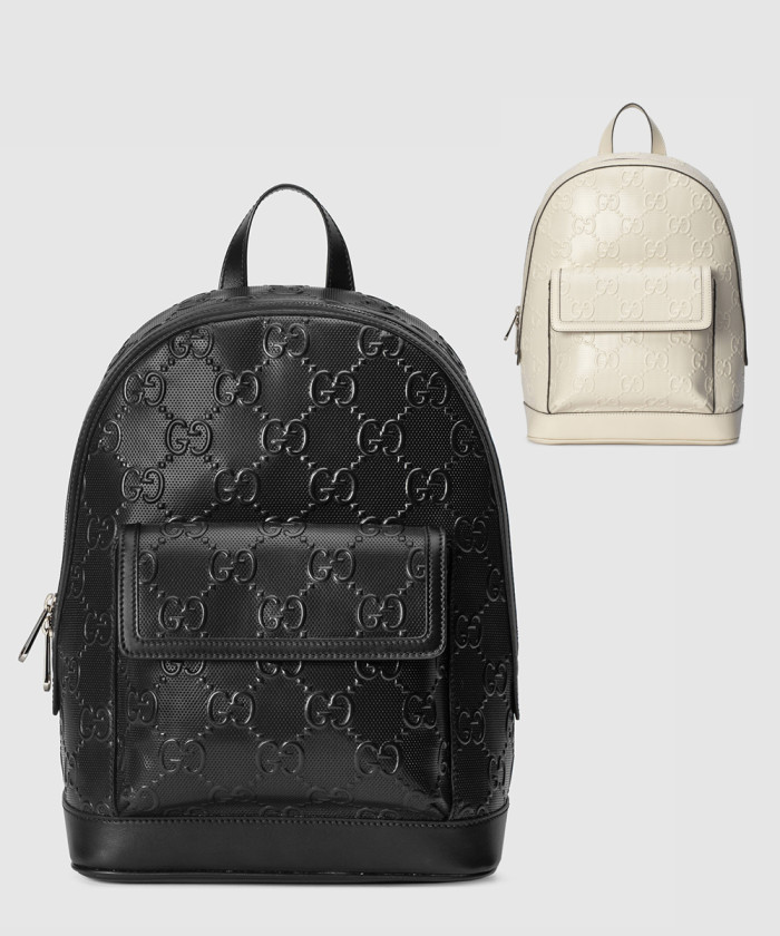 구찌 GG 엠보스 백팩 658579