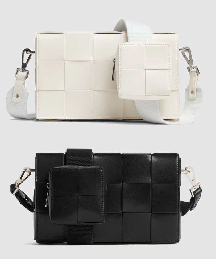 보테가베네타 다양하게 활용할 수 있는 스트랩을 갖춘 카세트 741777