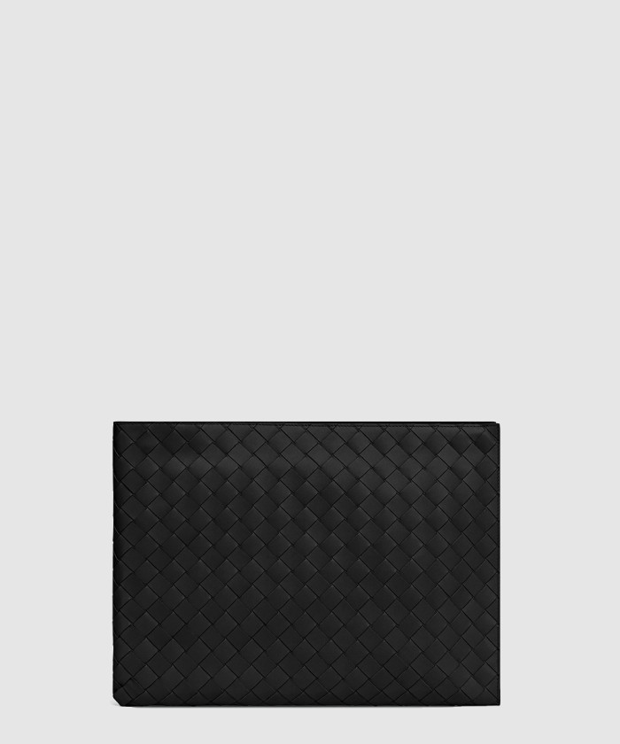 보테가베네타 인트레치아토 하프 파우치 607479