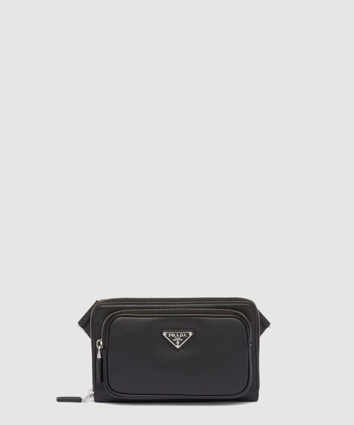 프라다 레더 벨트백 2VH156