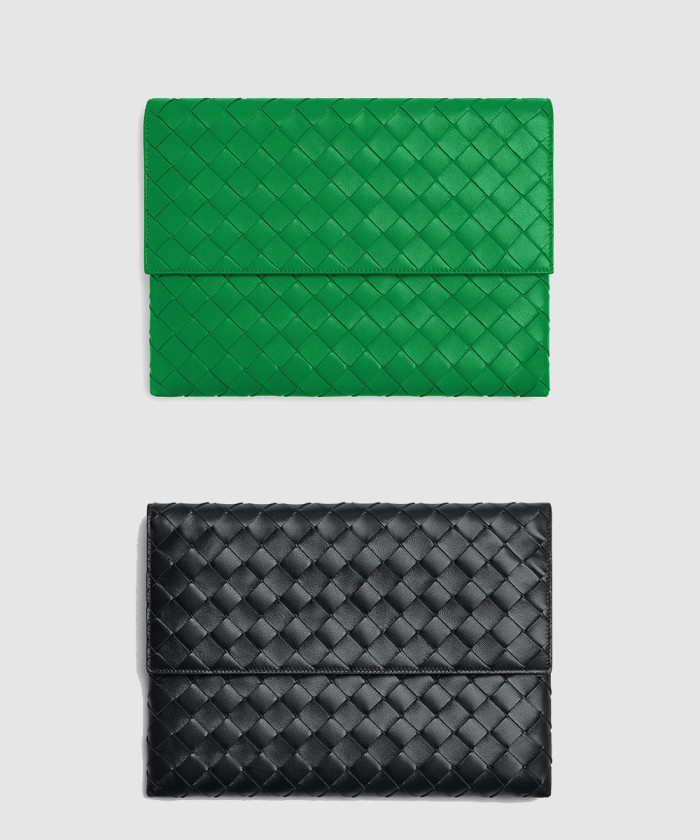 보테가베네타 플랩 파우치 667138